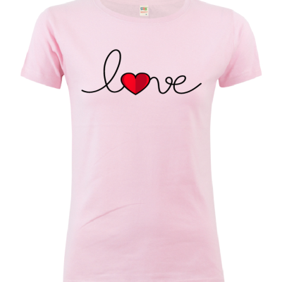 CAMISETA LOVE 100% ALGODÓN