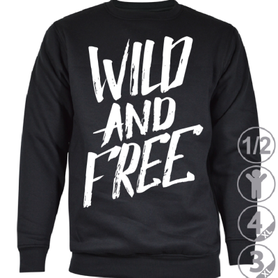 SUDADERA WILD AND FREE
