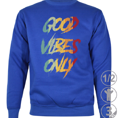 SUDADERA JUVENIL GOOD VIBES