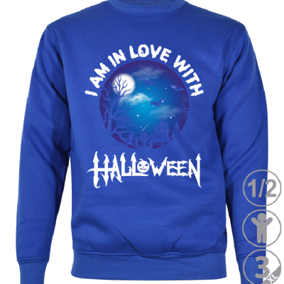 SUDADERA JUVENIL HALLOWEEN BLUE
