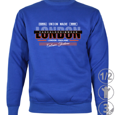 SUDADERA JUVENIL LONDON UNION