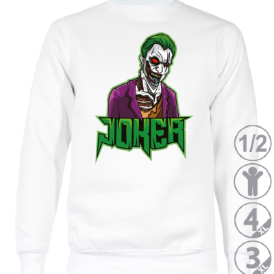 SUDADERA JUVENIL JOKER ZOMBIE