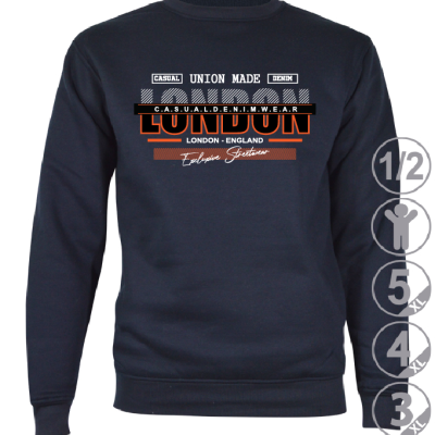 SUDADERA LONDON UNION