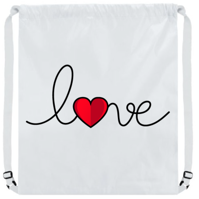 MOCHILA EXTRA GRANDE DOBLE CINTA AJUSTABLE LOVE