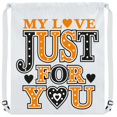 MOCHILA EXTRA GRANDE DOBLE CINTA AJUSTABLE JUST FOR YOU