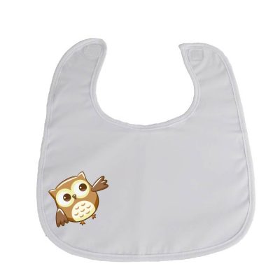 BABERO BEBÉ BUHO MARRON PEQUEÑO