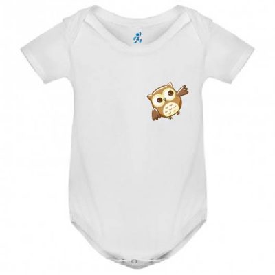 BODY BEBÉ BUHO PEQUEÑO PATA 100% ALGODÓN