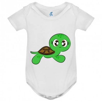 BODY BEBÉ TORTUGA GRANDE 100% ALGODÓN