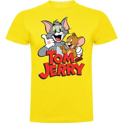 CAMISETA JUVENIL TOM Y JERRY_3 100% ALGODÓN