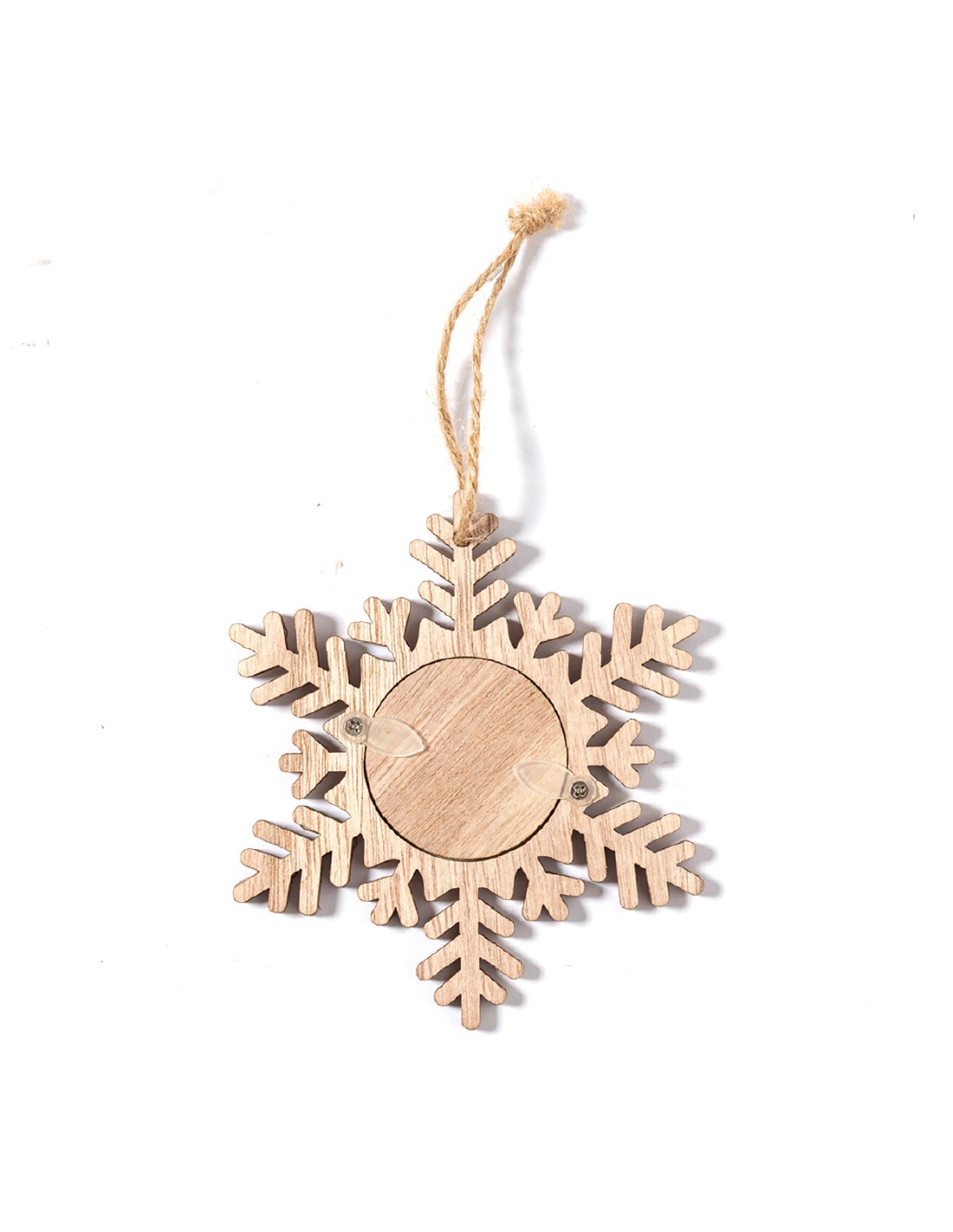 PORTAFOTO ADORNO DE NAVIDAD DE MADERA - Imagen 2